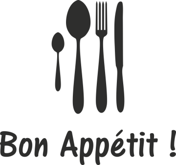 Sticker Cuisine Bon Appétit