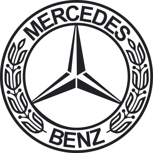 MERCEDES BENZ sticker autocollant logo MERCEDES. 181025 : GEOPLACK Articles  personnalisés et Cadeaux pour Hommes